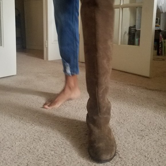 Musse & Cloud Brown Suede Over the Knee Boot - Picture 6 of 6